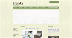 Desktop Screenshot of eltraks.ee